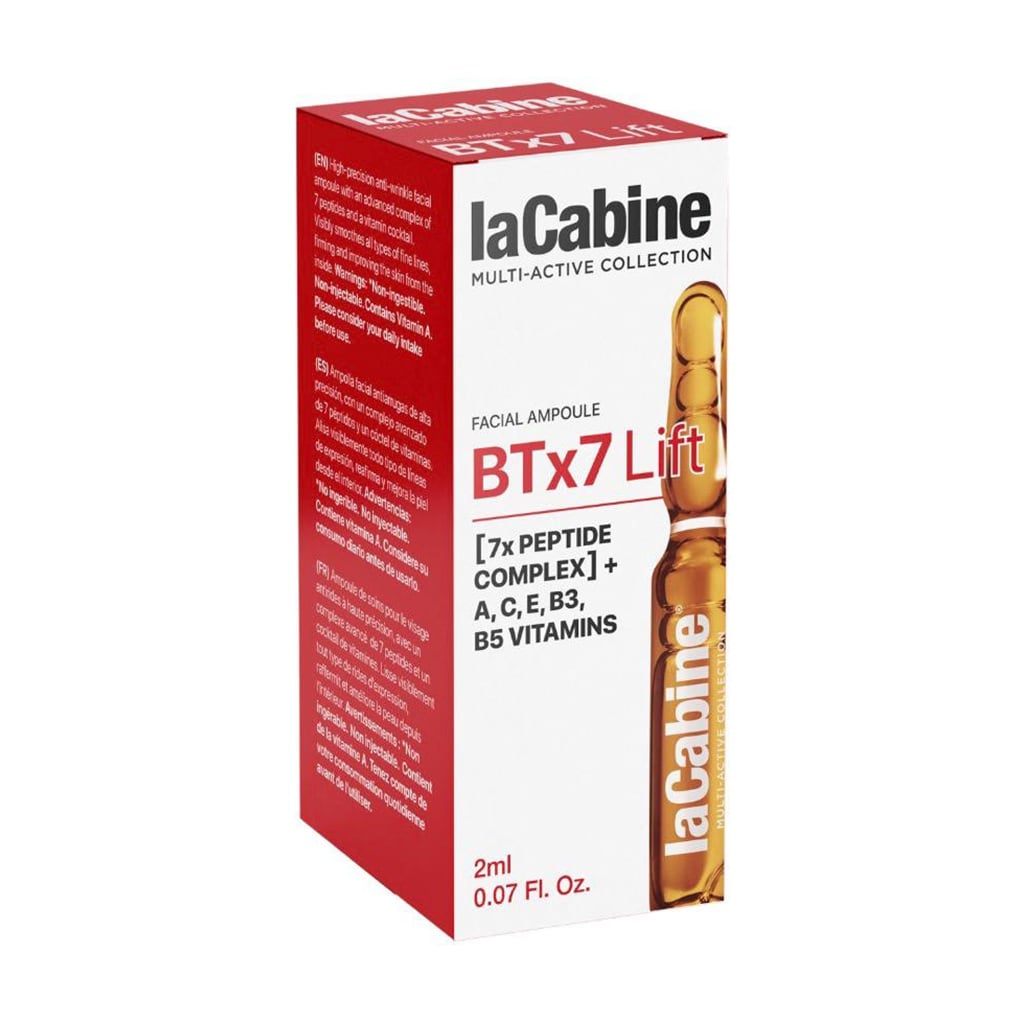 Концентрована ліфтингова ампула для обличчя La Cabine BTx7 Lift Facial Ampoule з 7-пептидним комплексом та вітамінами, 2 мл
