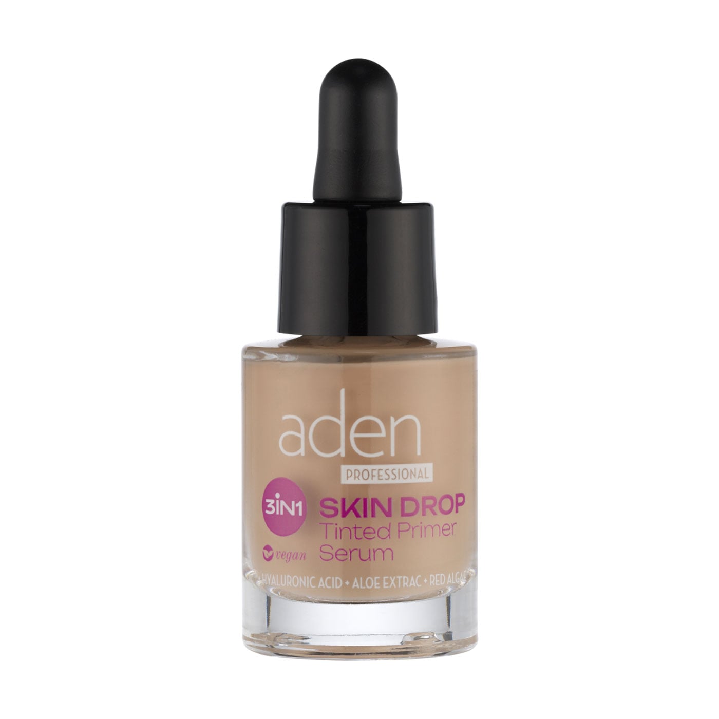 Сироватка-праймер для обличчя 3 в 1 Aden Skin Drop Tinted Primer Serum, 15 мл